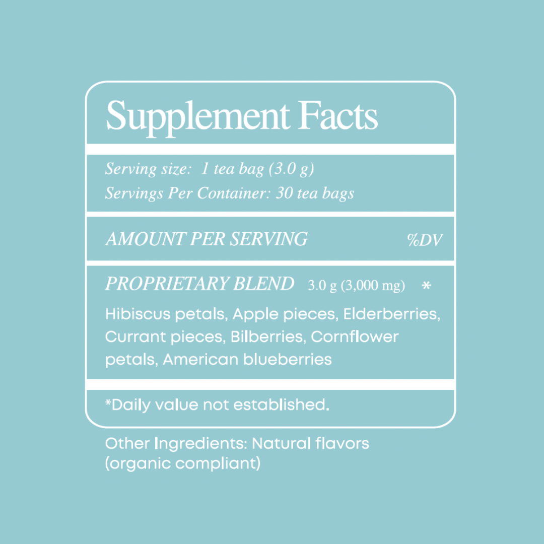 Lymph Drainage Tea: antioxidant-packed to detox + depuff