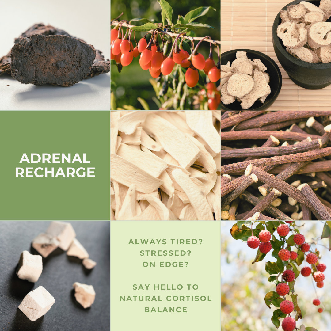 Adrenal Recharge: fights stress, fatigue & brain fog