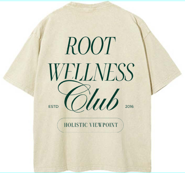 Root-Wellness Club Oversized T-Shirt