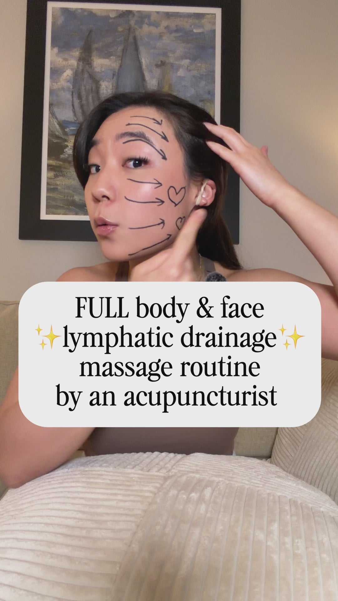 lymphatic drainage massage tutorial
