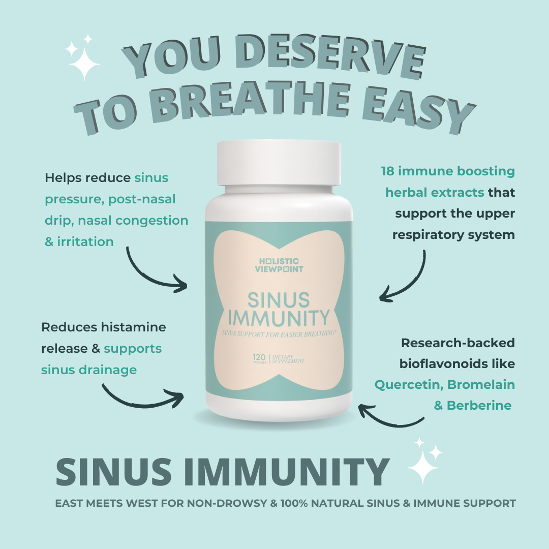 Sinus Immunity: natural sinus relief and immune boost for easier breathing